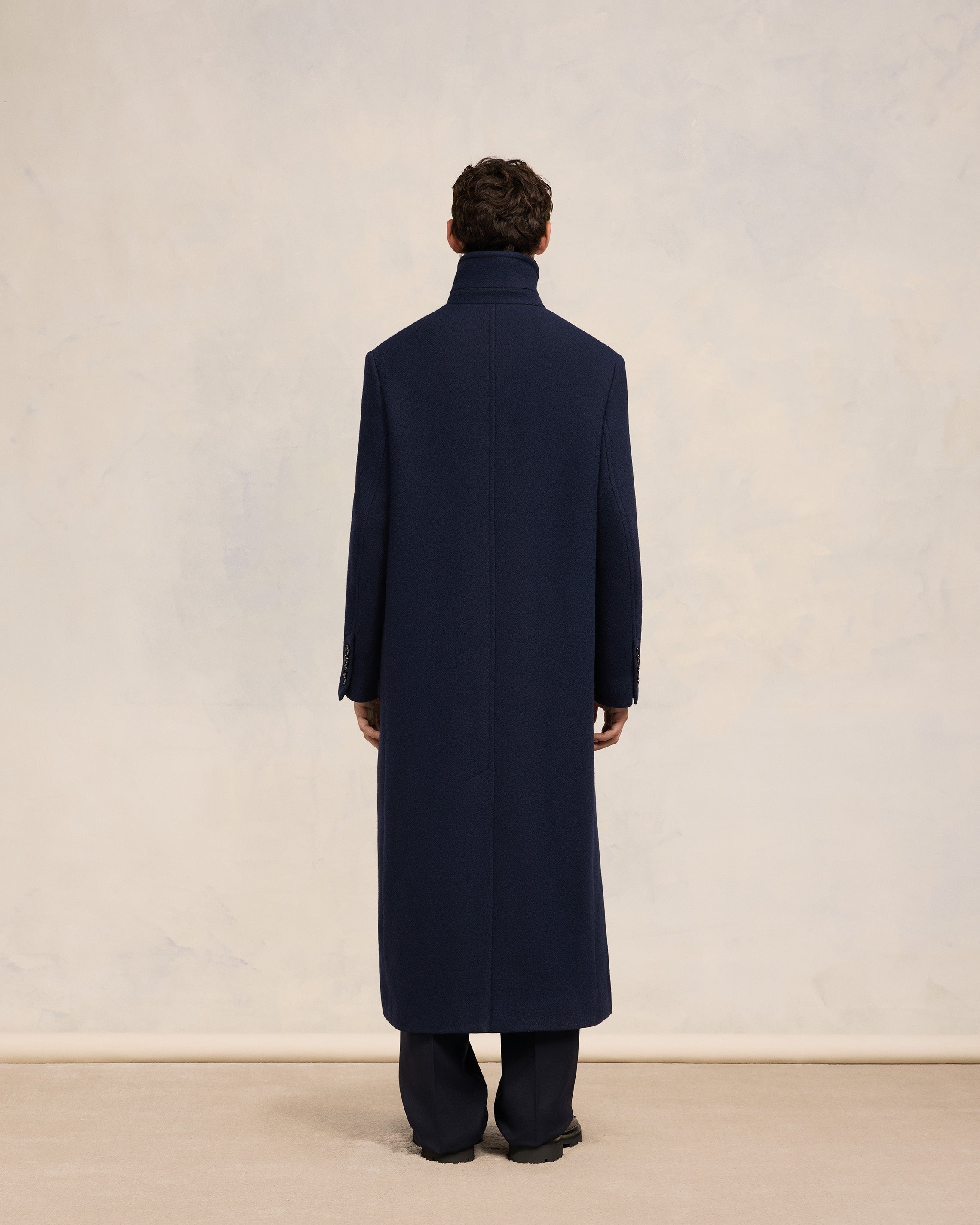 HIGH COLLAR COAT - 5