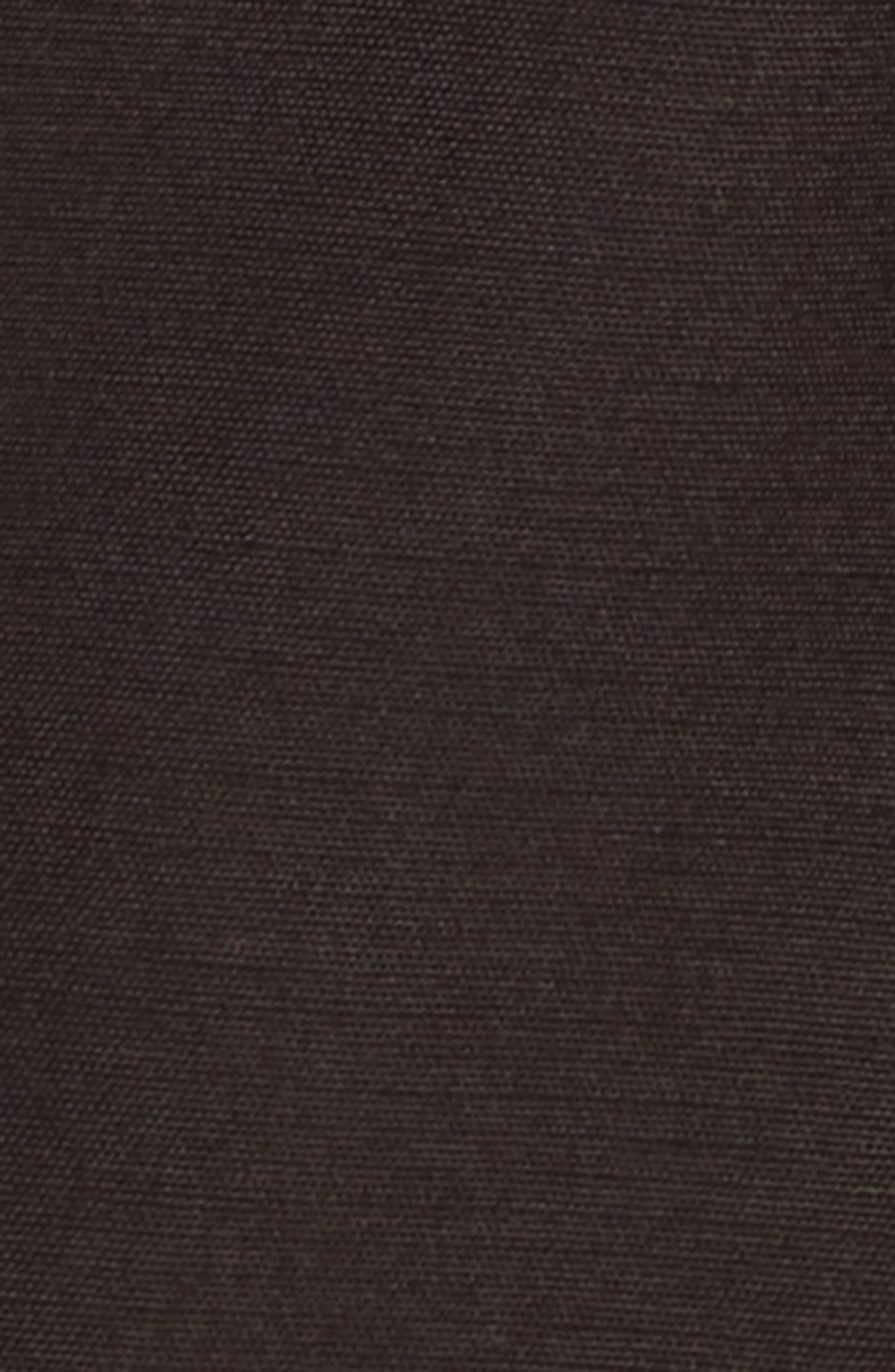 JW Anderson Leather Tab Miniskirt in 685 Dark Brown at Nordstrom - 7