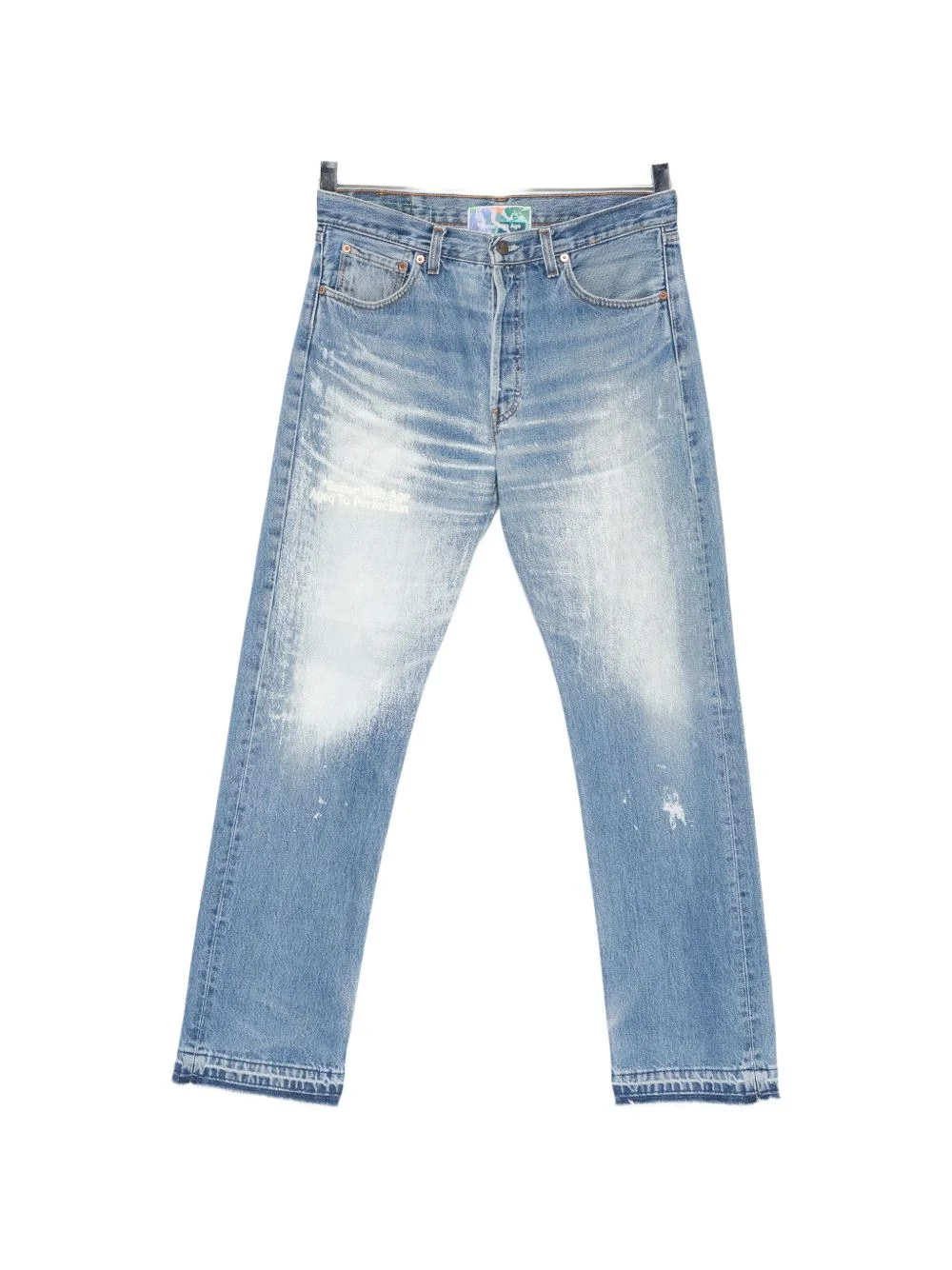 DISTRESSED FADED JEANS - 1