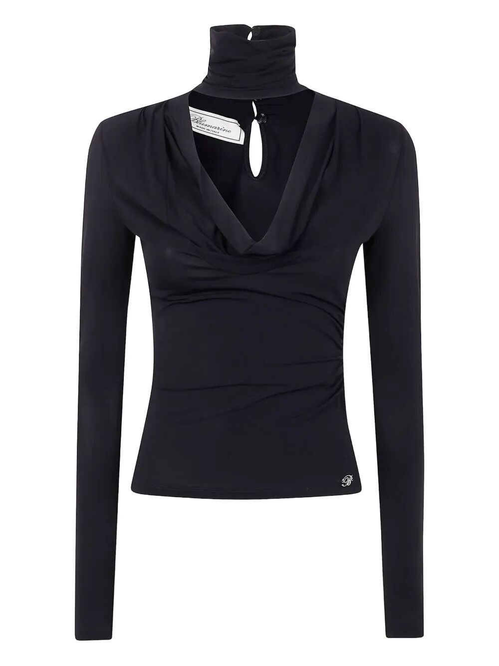 The Long Sleeve Blouse Top from Blumarine is a striking addition to your fall winter wardrobe. Craft - 1