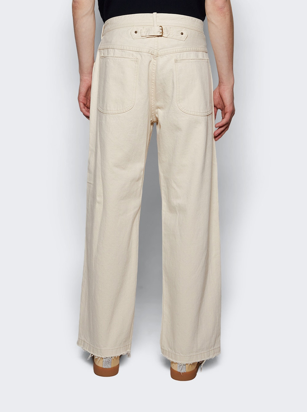 Pants Ecru Melange - 5