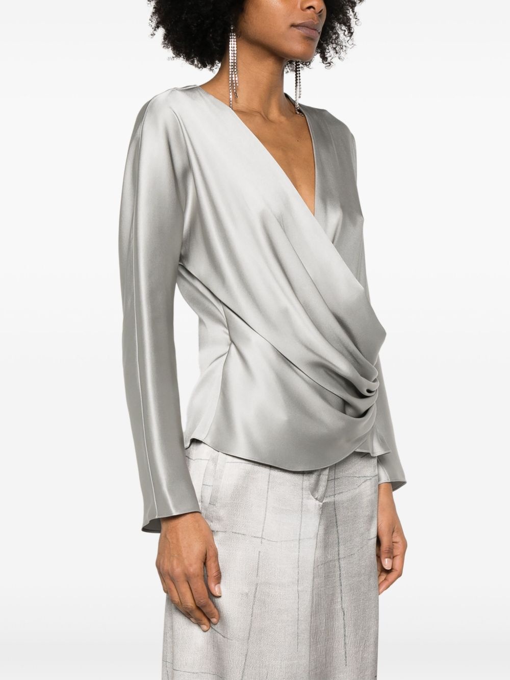 silk georgette blouse - 3