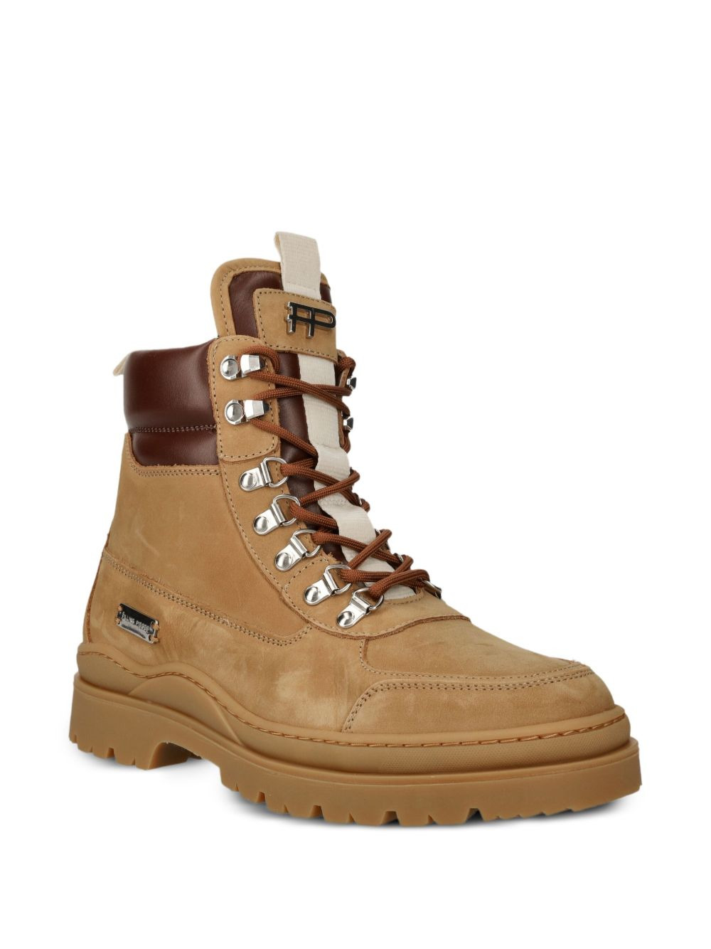 lace-up combat boots - 2
