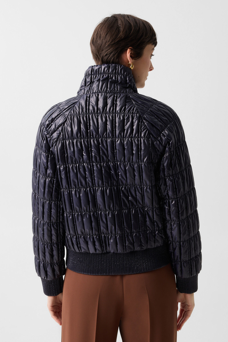 Sherry quilted jacket in Navy blue 3