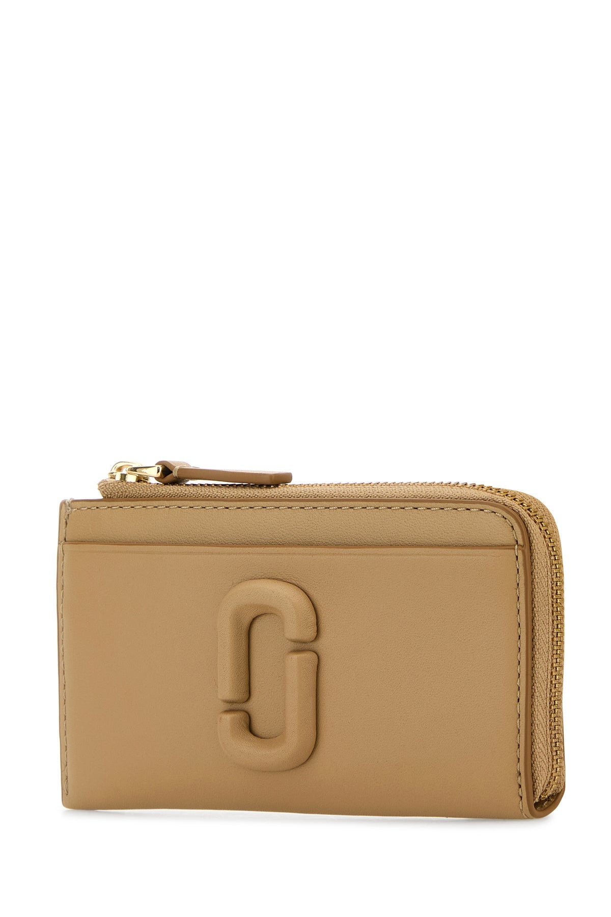 Camel leather card holder - 2