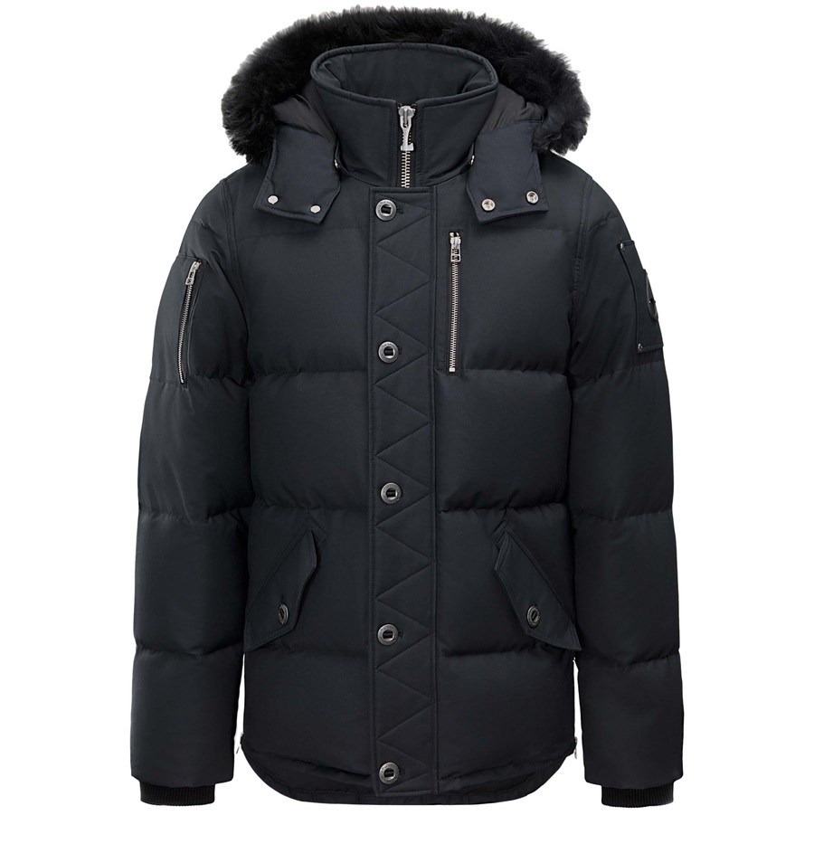 Original 3q puffer jacket shearling - 1