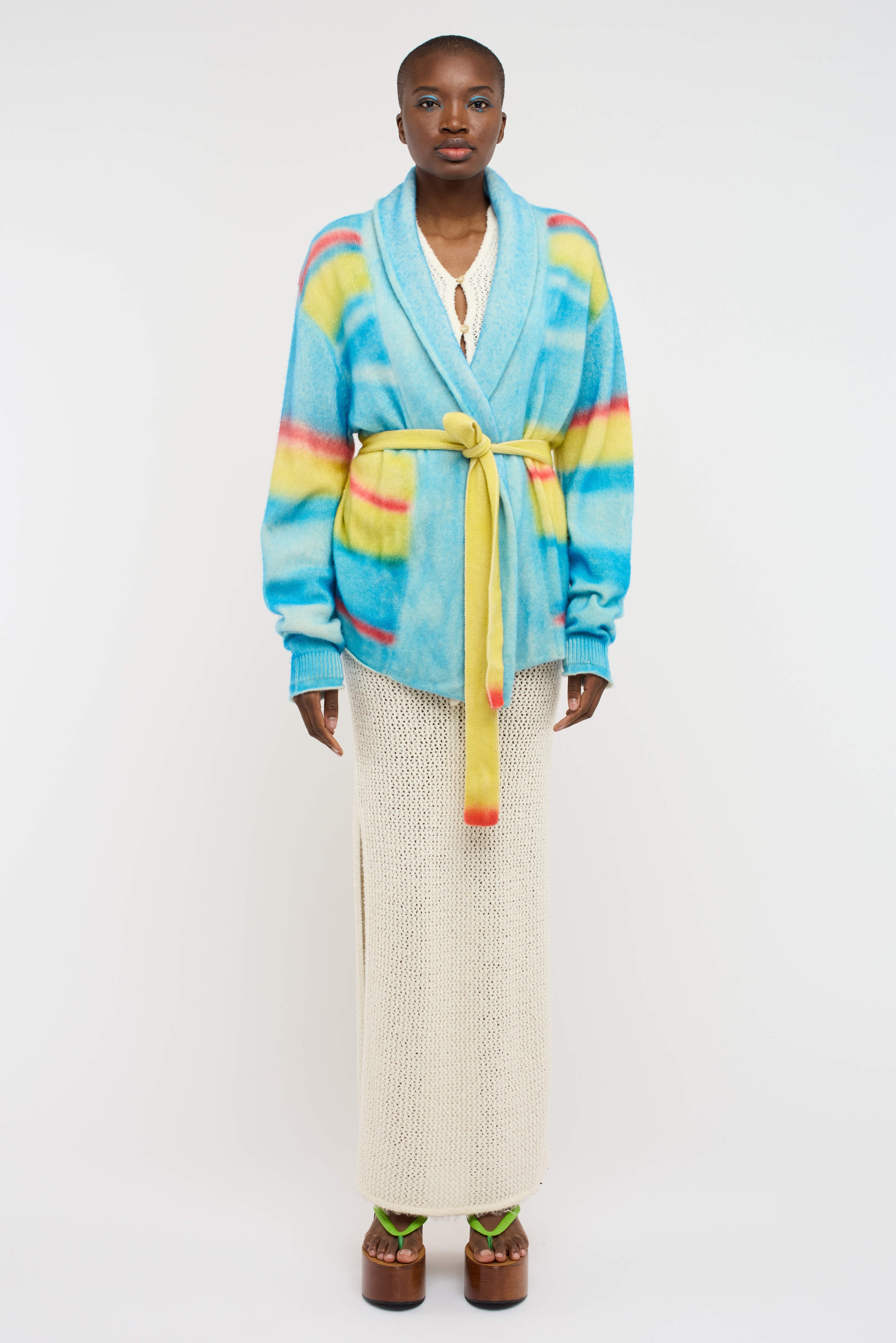 GRAFFITI WOMEN'S BELTED CARDIGAN - 6
