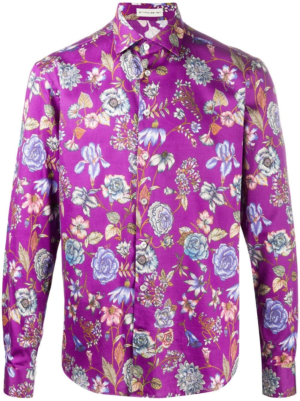 floral print shirt - 1