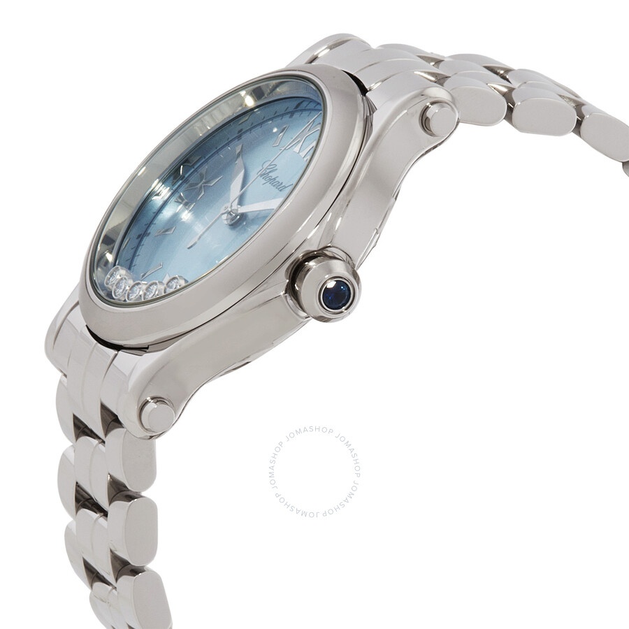 Chopard Happy Sport Quartz Blue Dial Ladies Watch 278582 3008 - 2