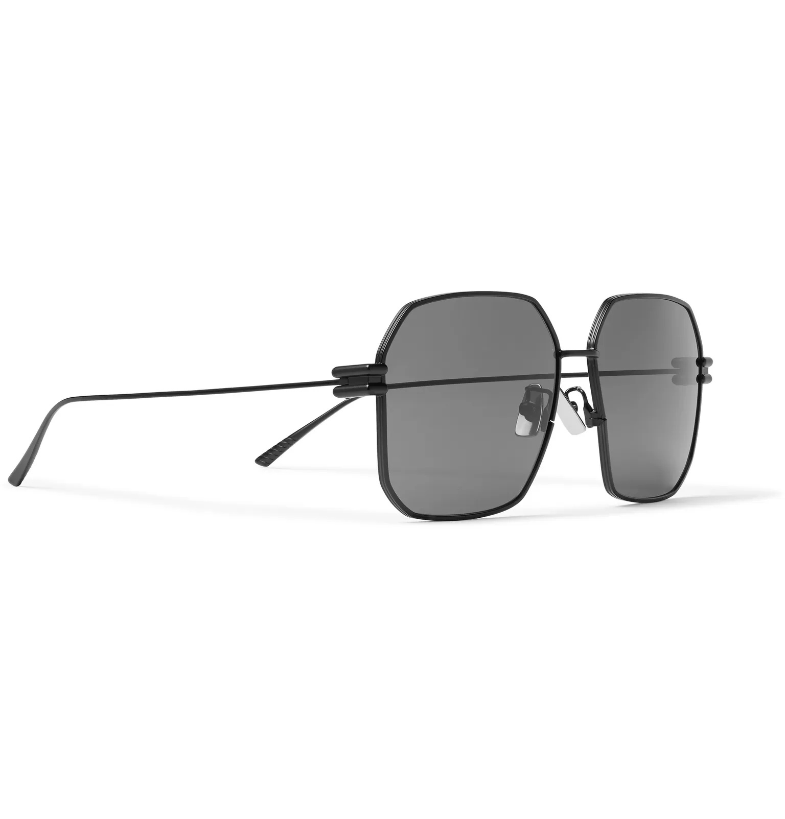 Square-Frame Metal Sunglasses - 2