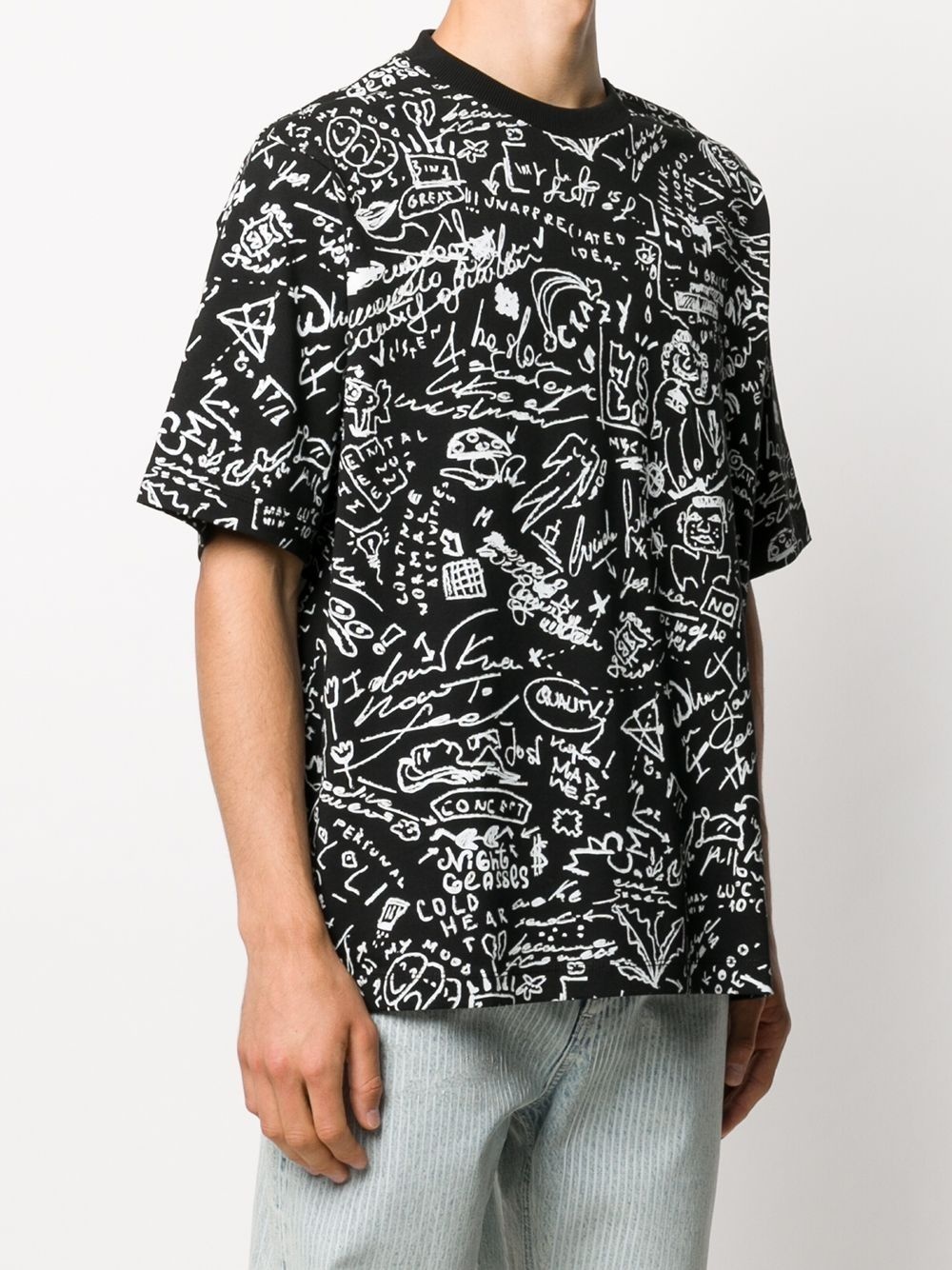 DOODLE PRINT T-SHIRT - 4