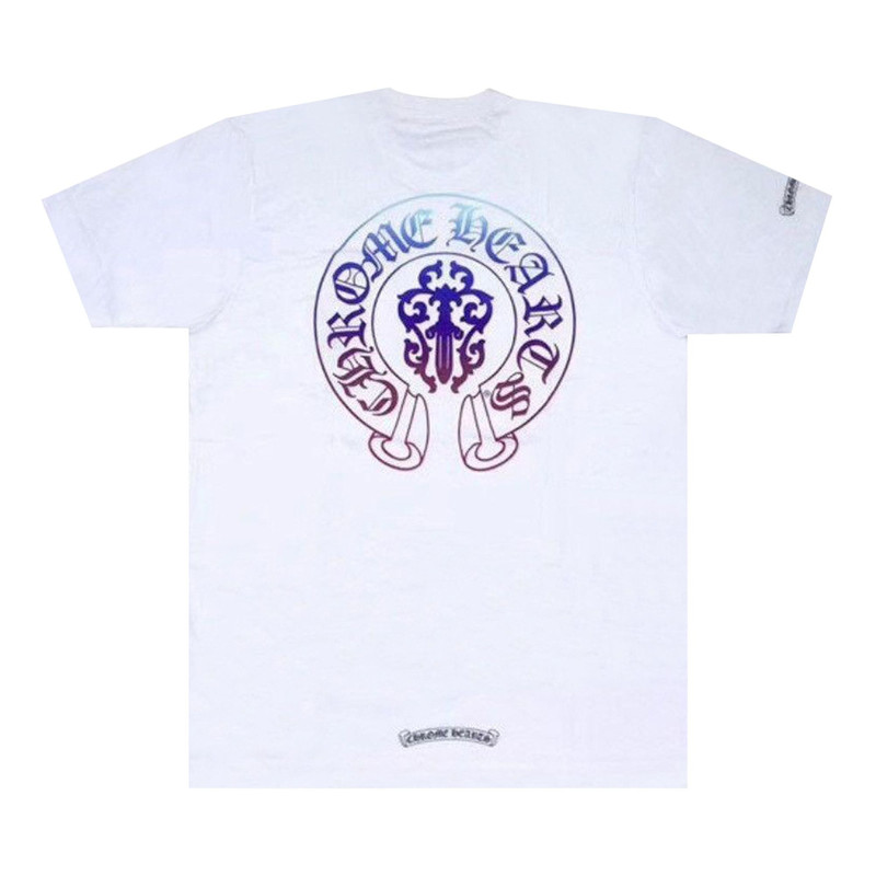 Chrome Hearts Chrome Hearts Gradient Dagger Motif Pocket Tee 'White' outlook