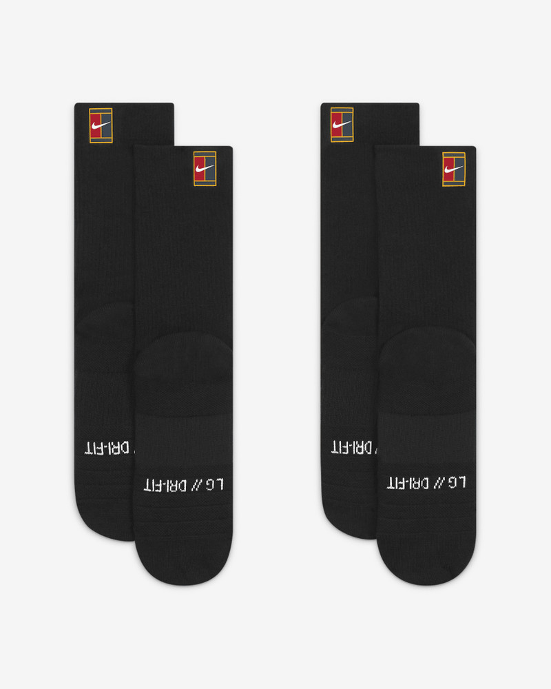 NikeCourt Multiplier Cushioned Tennis Crew Socks (2 Pairs) 3