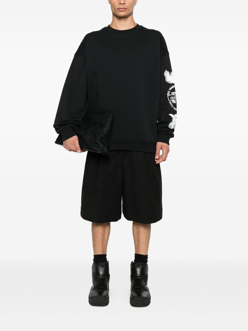 cloud-print crew-neck sweatshirt 3