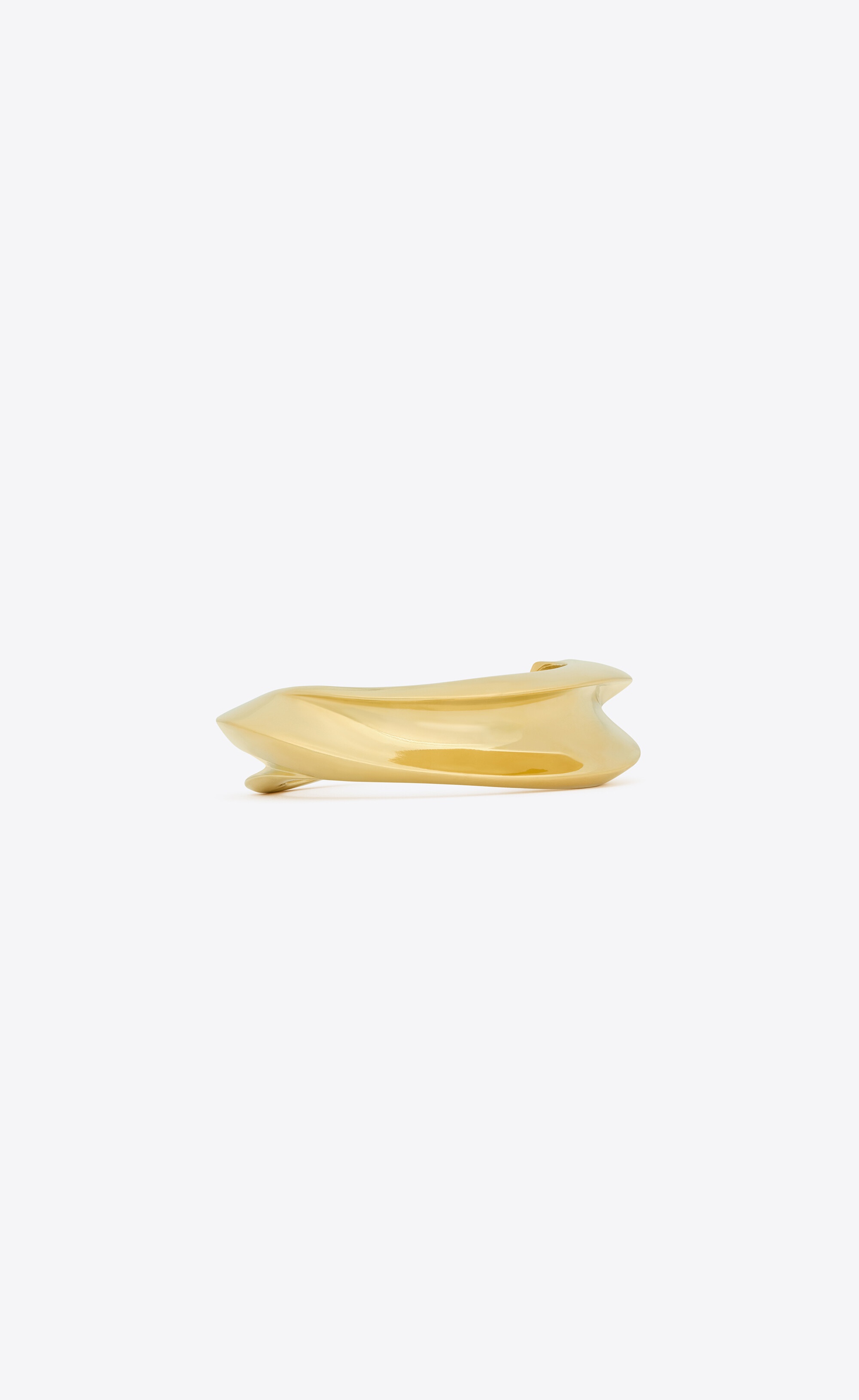 small twist cuff in metal - 4