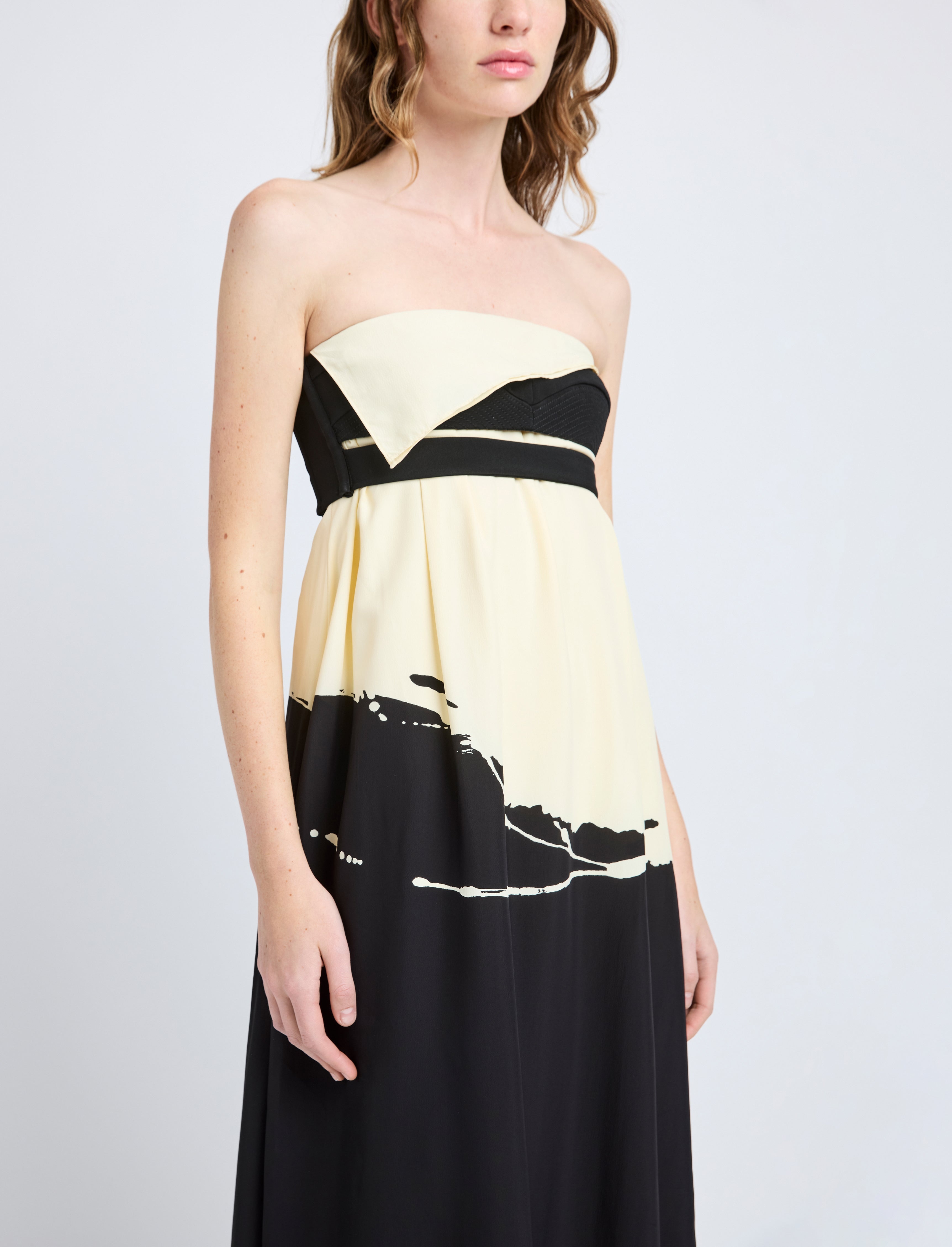 Ophelia Dress in Printed Marocaine - 5