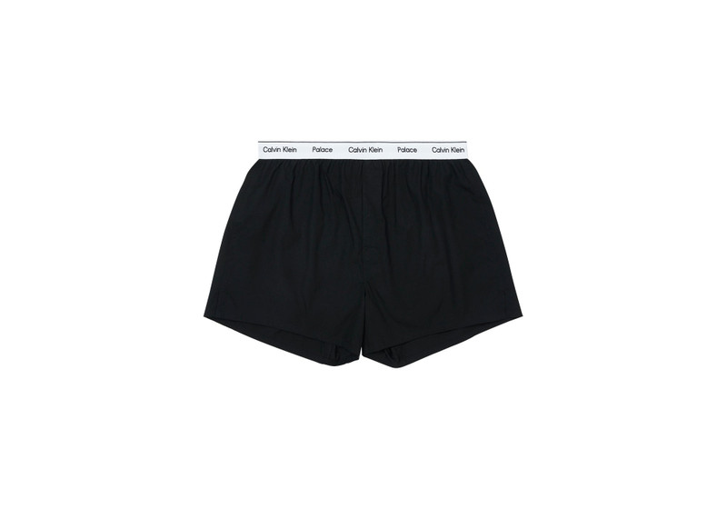 CK1 PALACE WOVEN BOXERS 2PK CLASSIC WHITE / BLACK 3