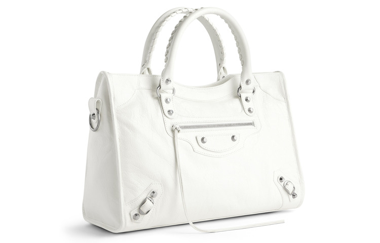 (WMNS) Balenciaga Le City Medium Bag 'White' 7977862AA9S9104 - 3