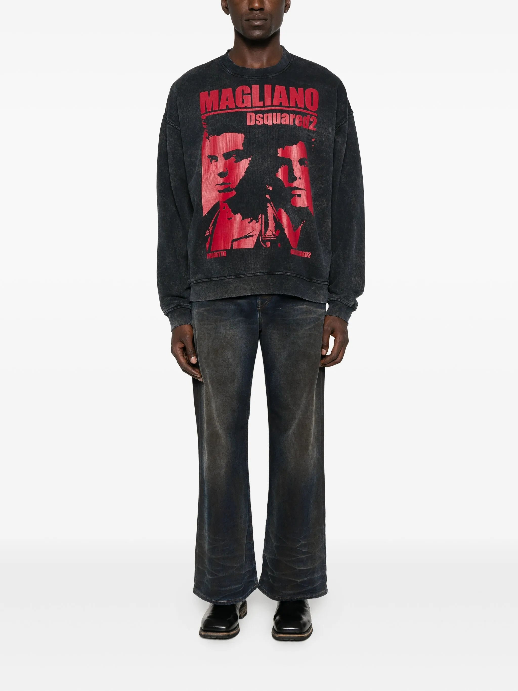 Dsquared2 Graphic-print Cotton Sweatshirt - 5