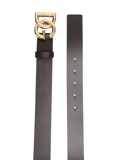 Dolce & Gabbana DG crossed logo belt outlook