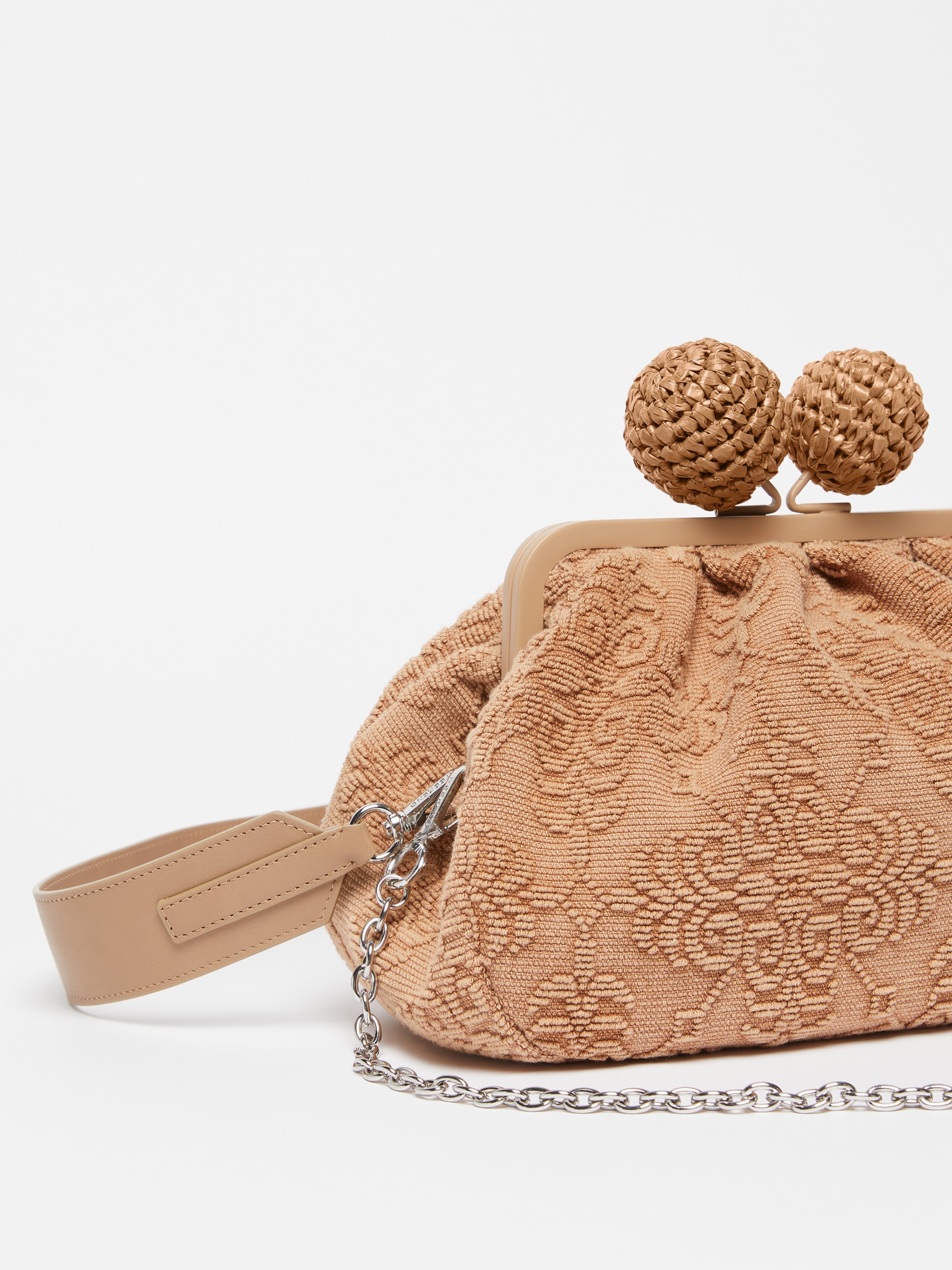 OBLARE Medium Pasticcino Bag in jacquard canvas - 4