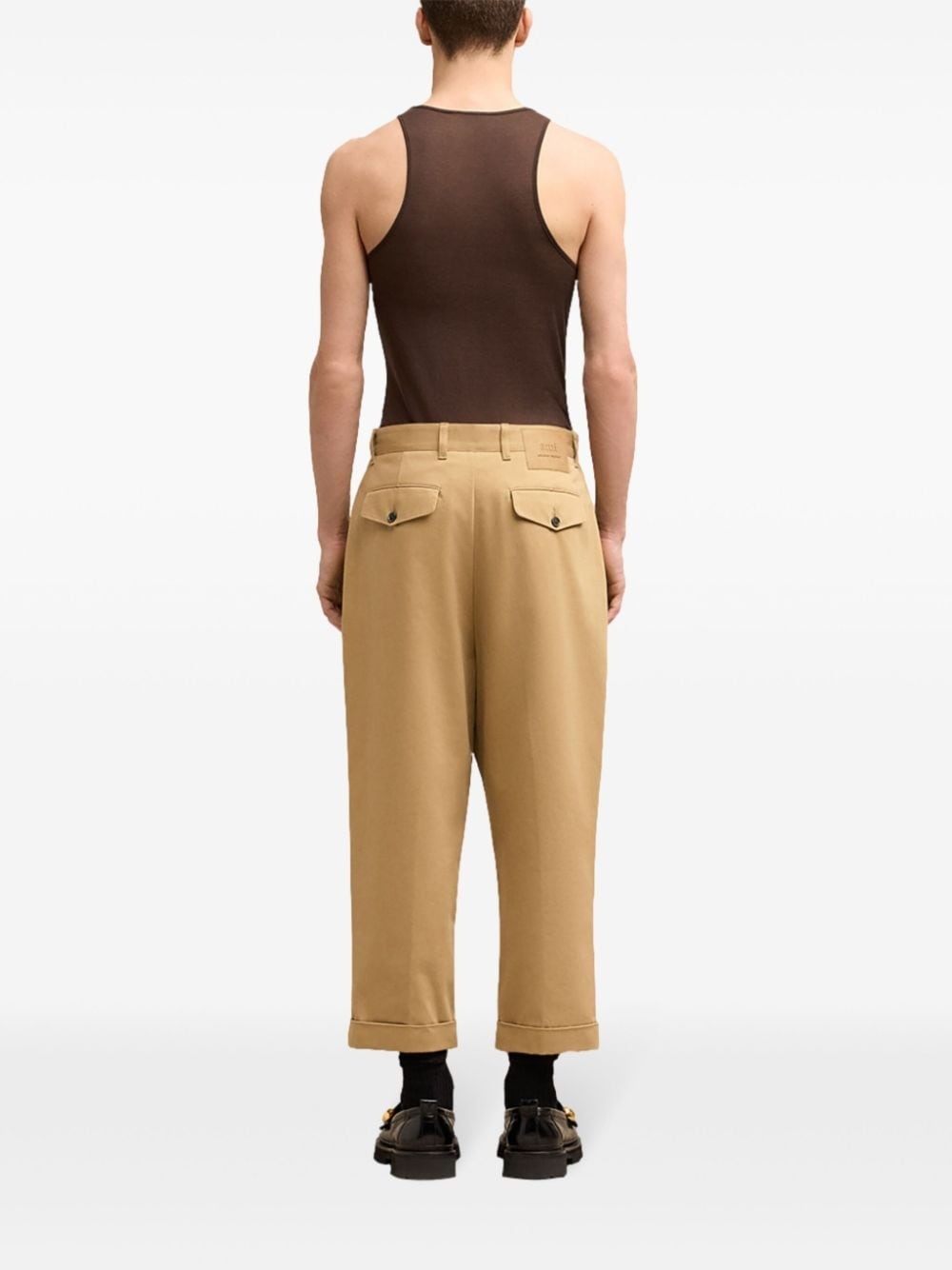 tapered-leg trousers - 4