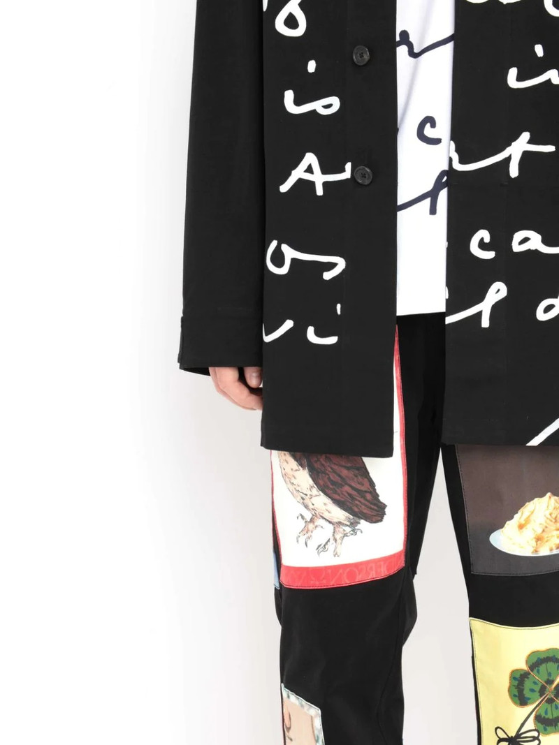 OSCAR WILDE CAPSULE: QUOTE PRINT RELAXED FIT OVERSHIRT 7