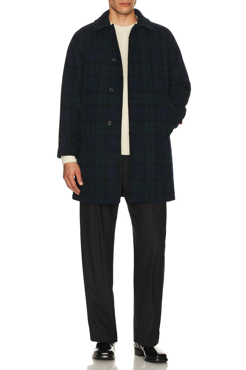 BEAMS PLUS Bal Collar Coat Harris Tweed outlook