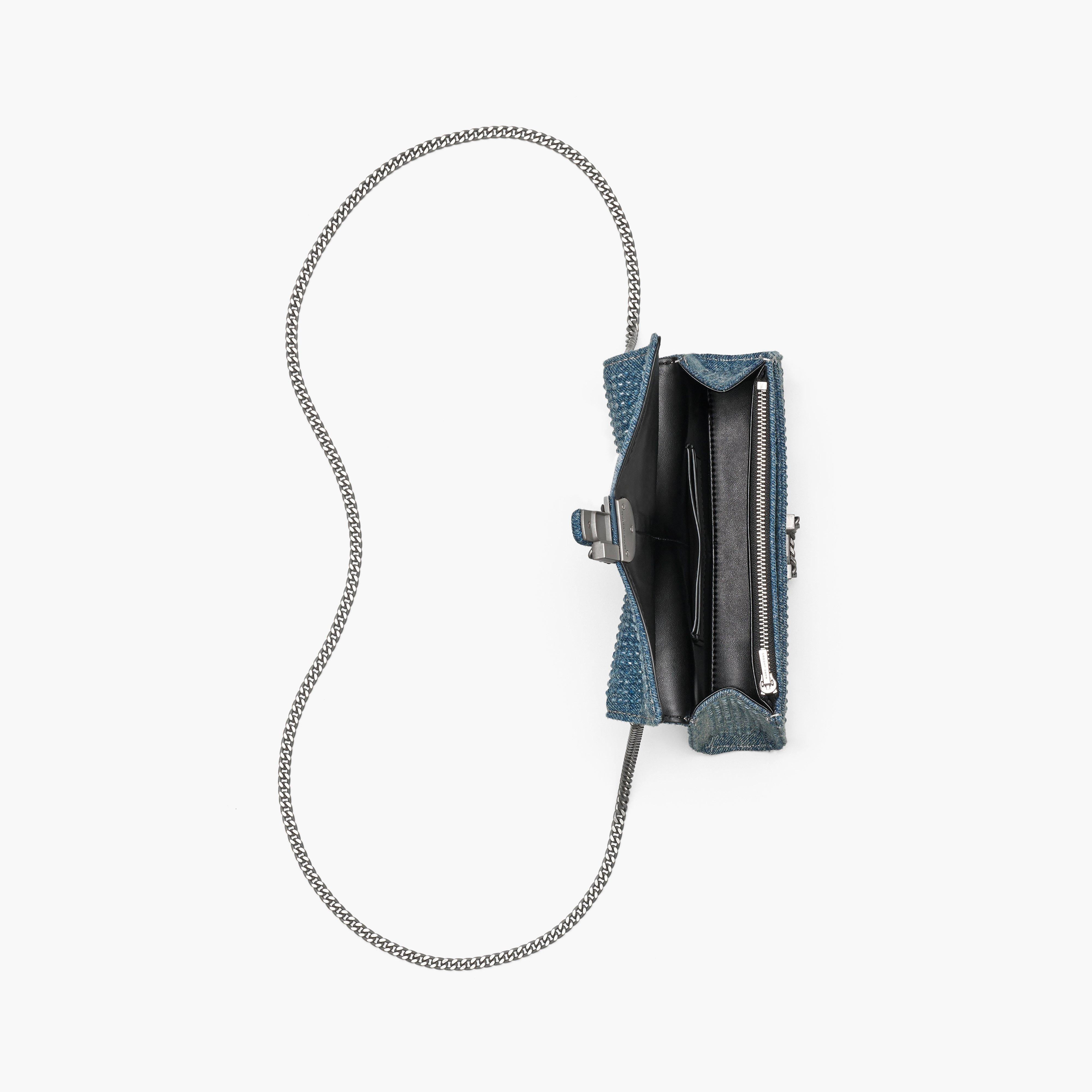 THE CRYSTAL DENIM ST. MARC CHAIN WALLET - 6