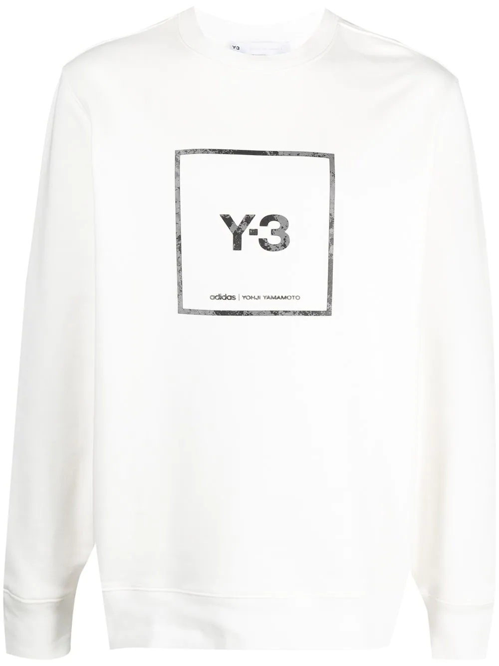 logo-print cotton sweatshirt - 1