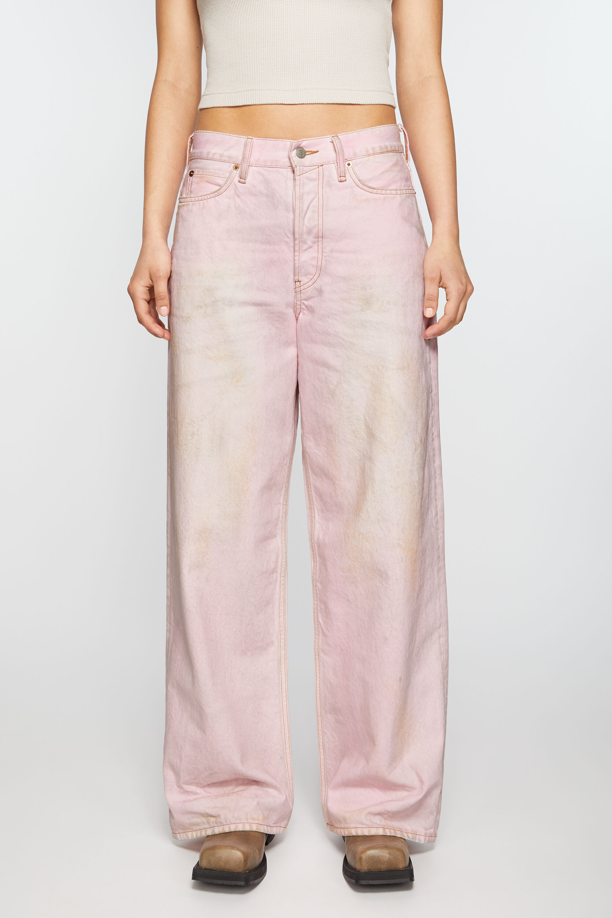Baggy fit jeans - 1981 - Pale Pink - 3