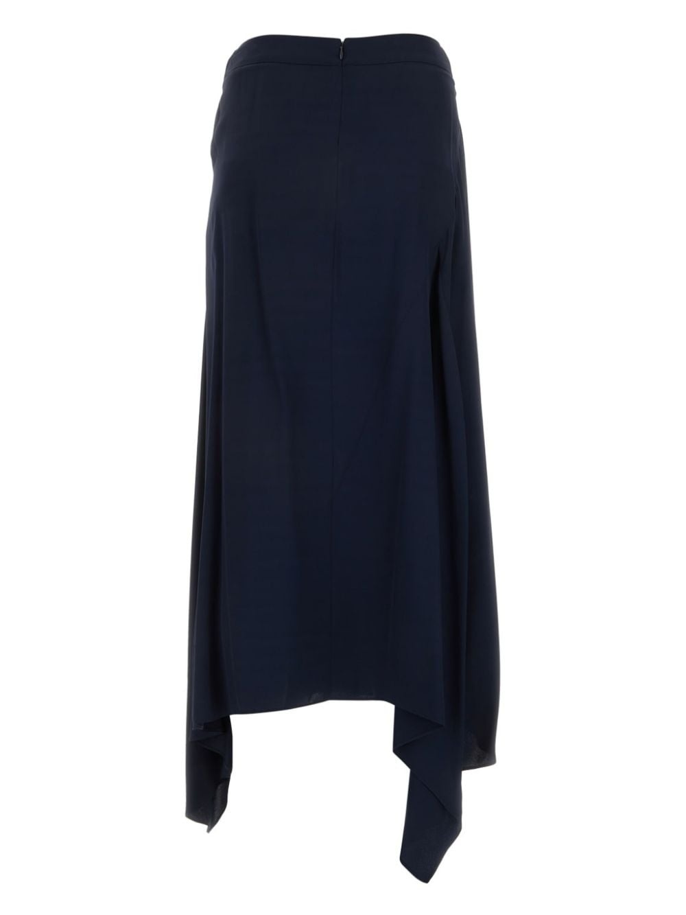 asymmetric stretch-design skirt - 2
