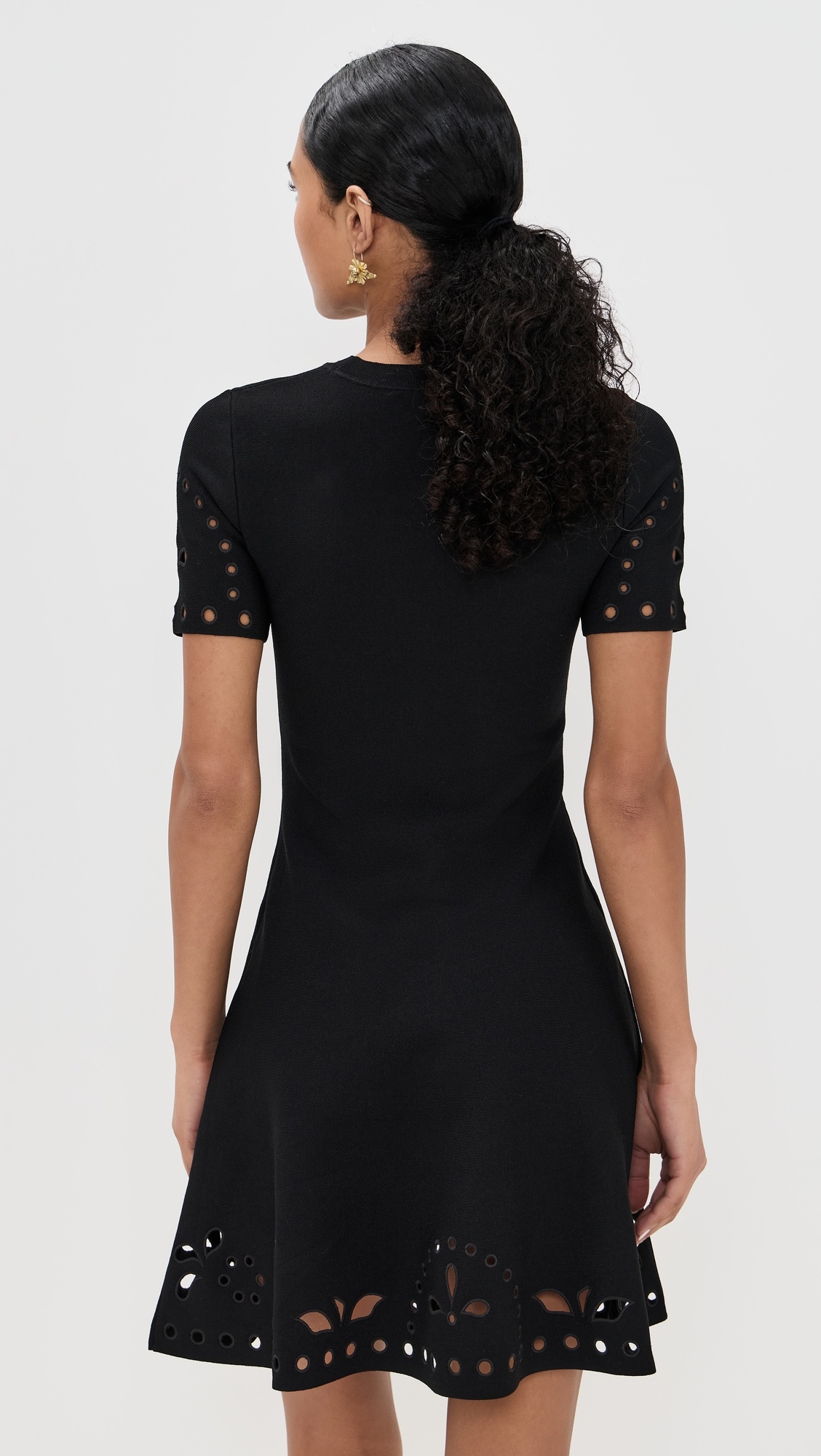 Fania Short Sleeve Knit Mini Dress - 2