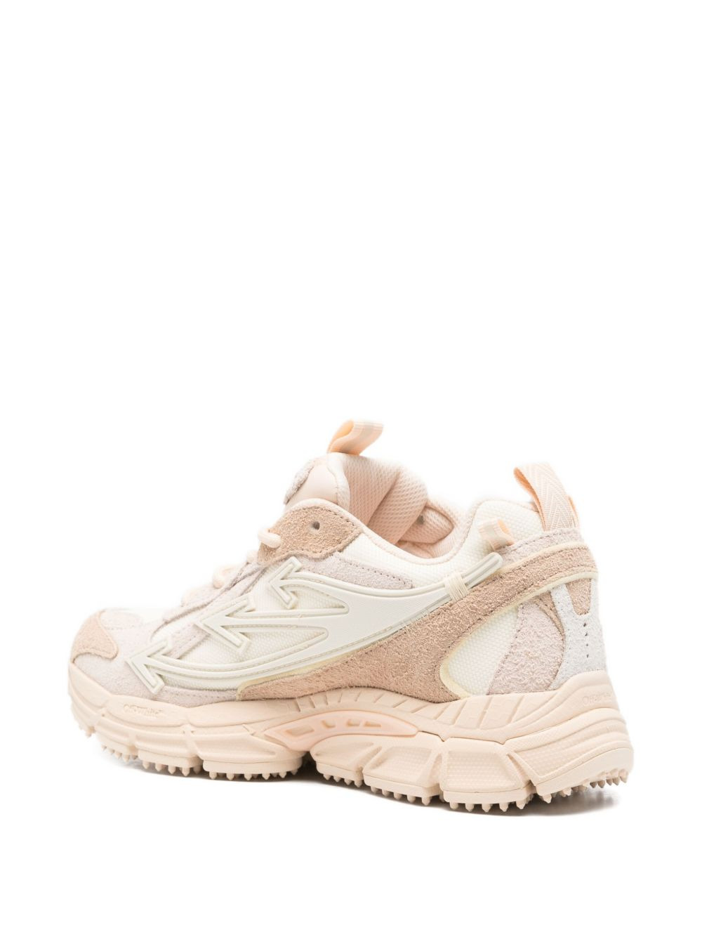 suede-panelled sneakers - 3