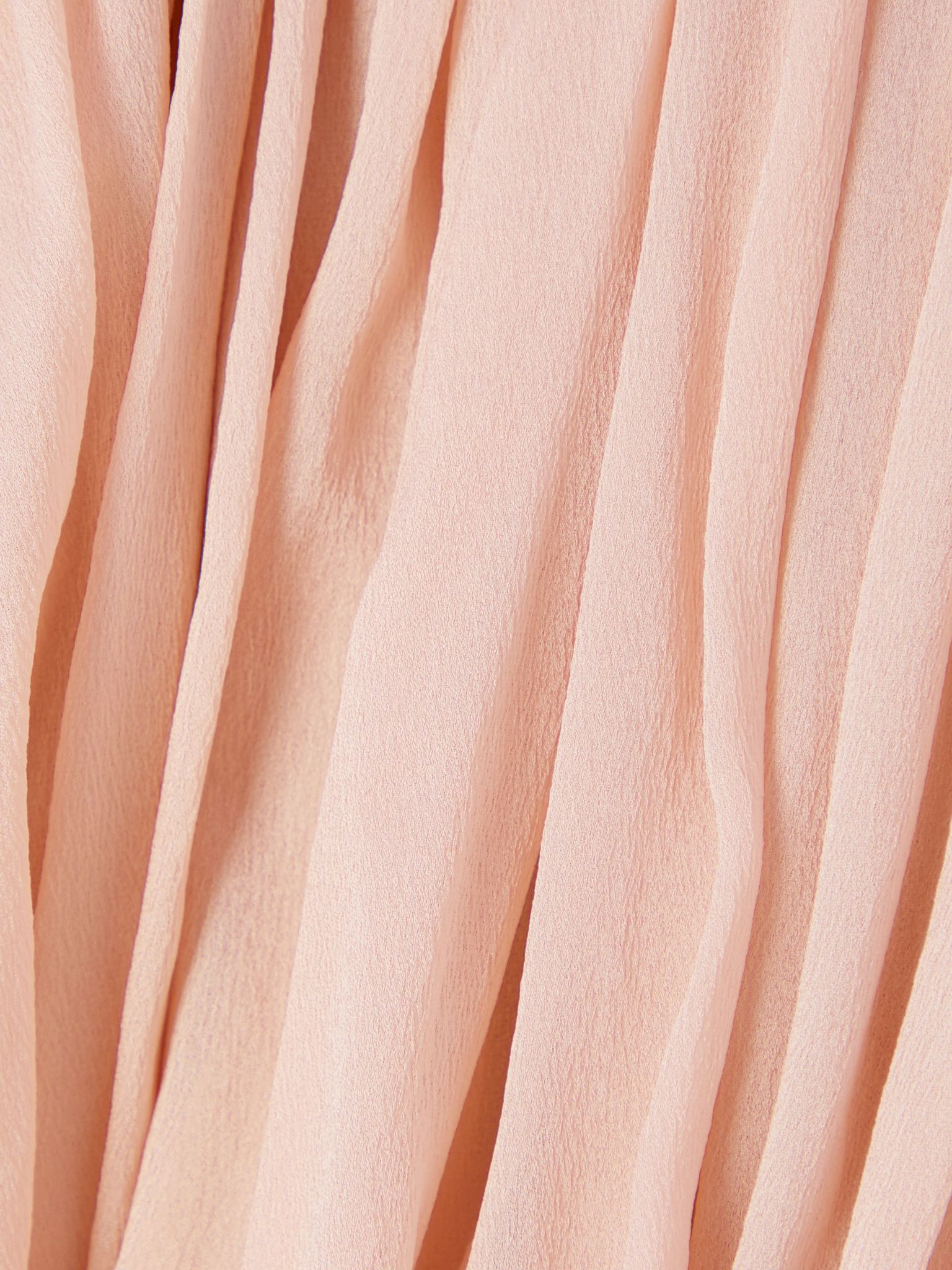 Pleated silk crepe de chine shorts Pink - 5