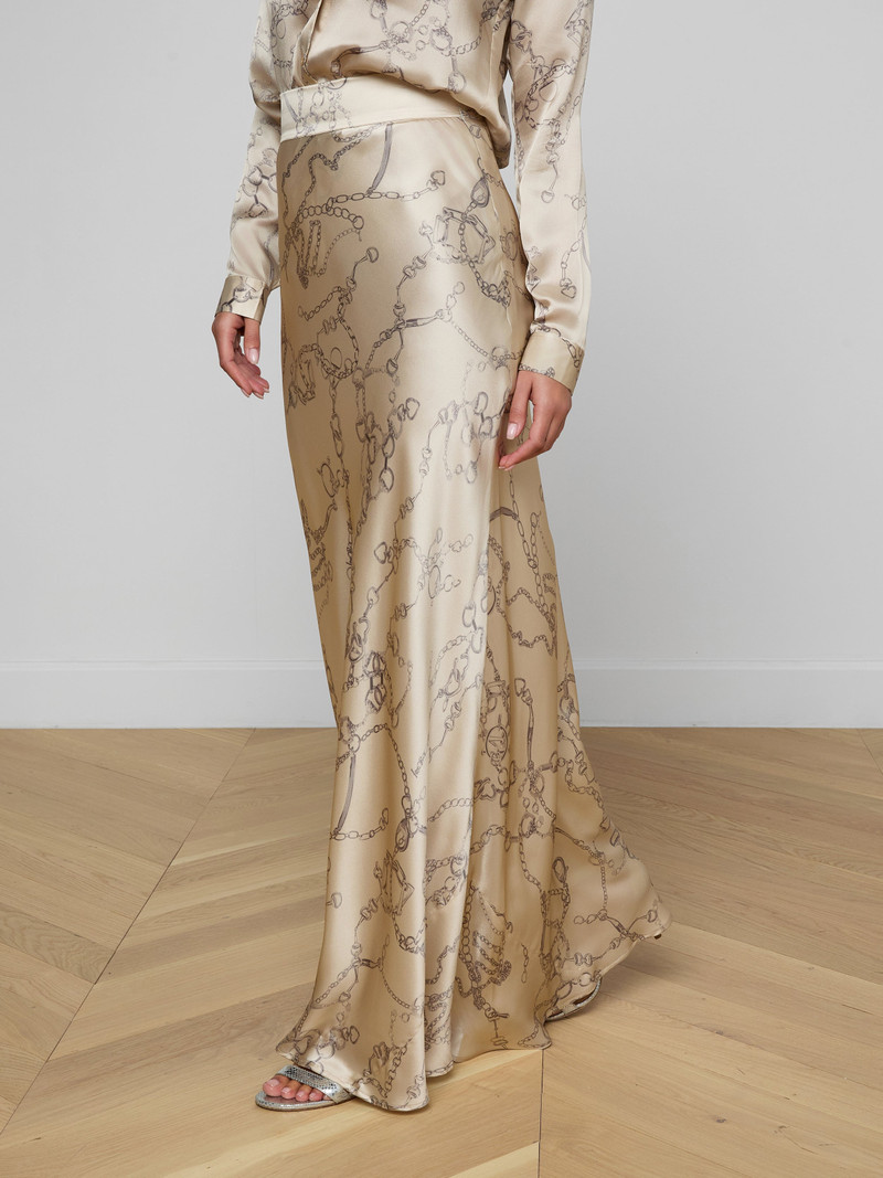 Ryker Silk Maxi Skirt 4