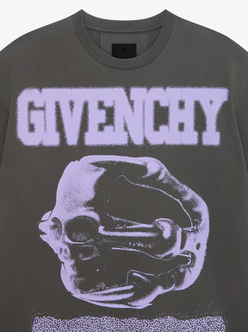 CASUAL FIT T-SHIRT IN COTTON WITH GIVENCHY RING PRINTS 5