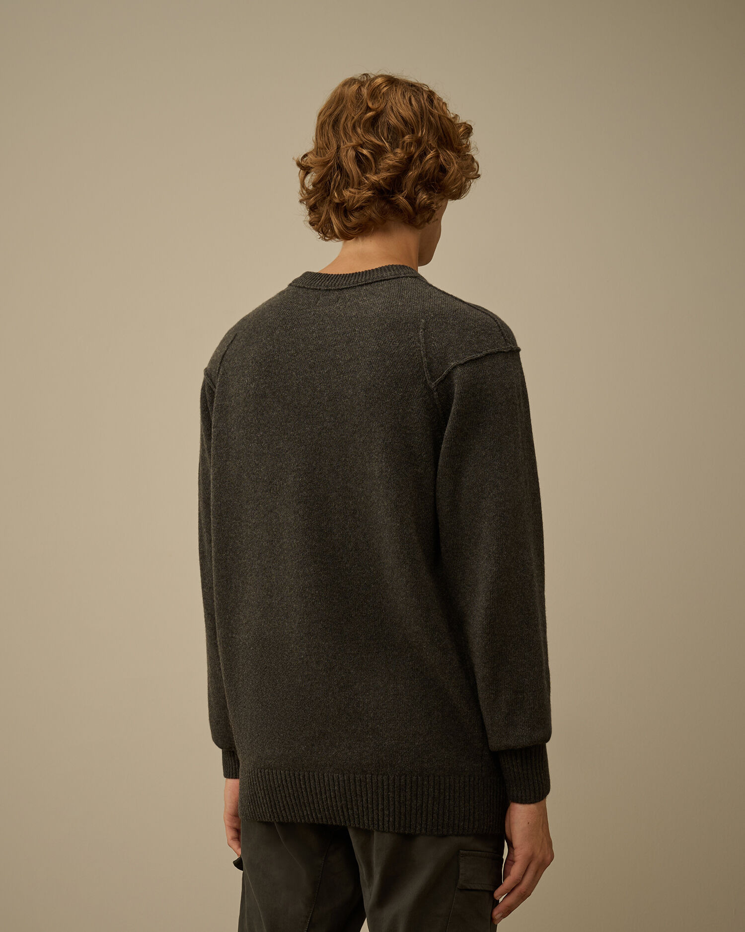 Lambswool GRS Crewneck Lens Sweater - 4