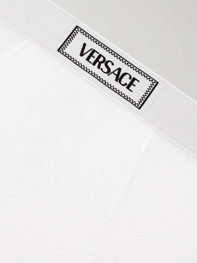 VERSACE Ribbed stretch-cotton briefs outlook