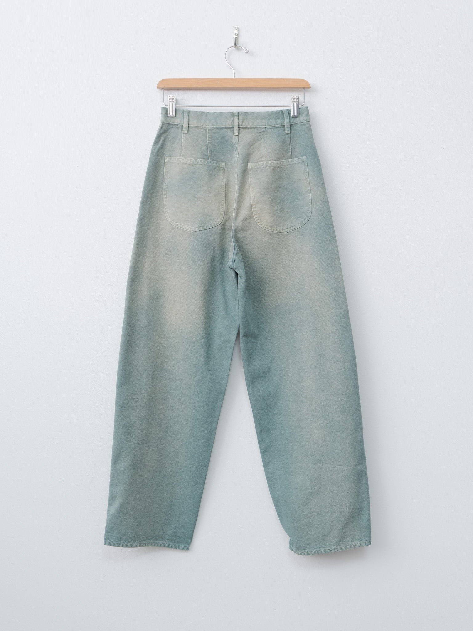 Organic Cotton Duck Pants - Ash Green - 7