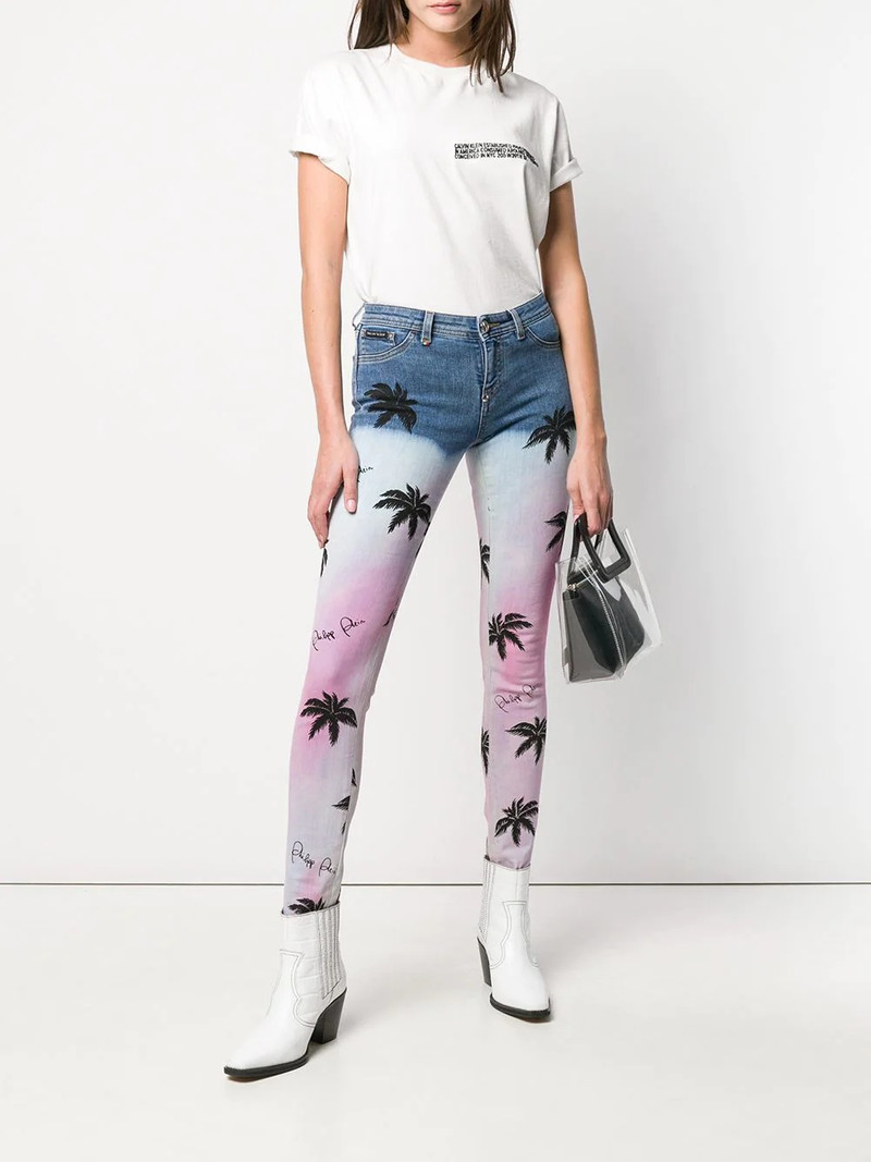 PHILIPP PLEIN Aloha Plein skinny jeans outlook