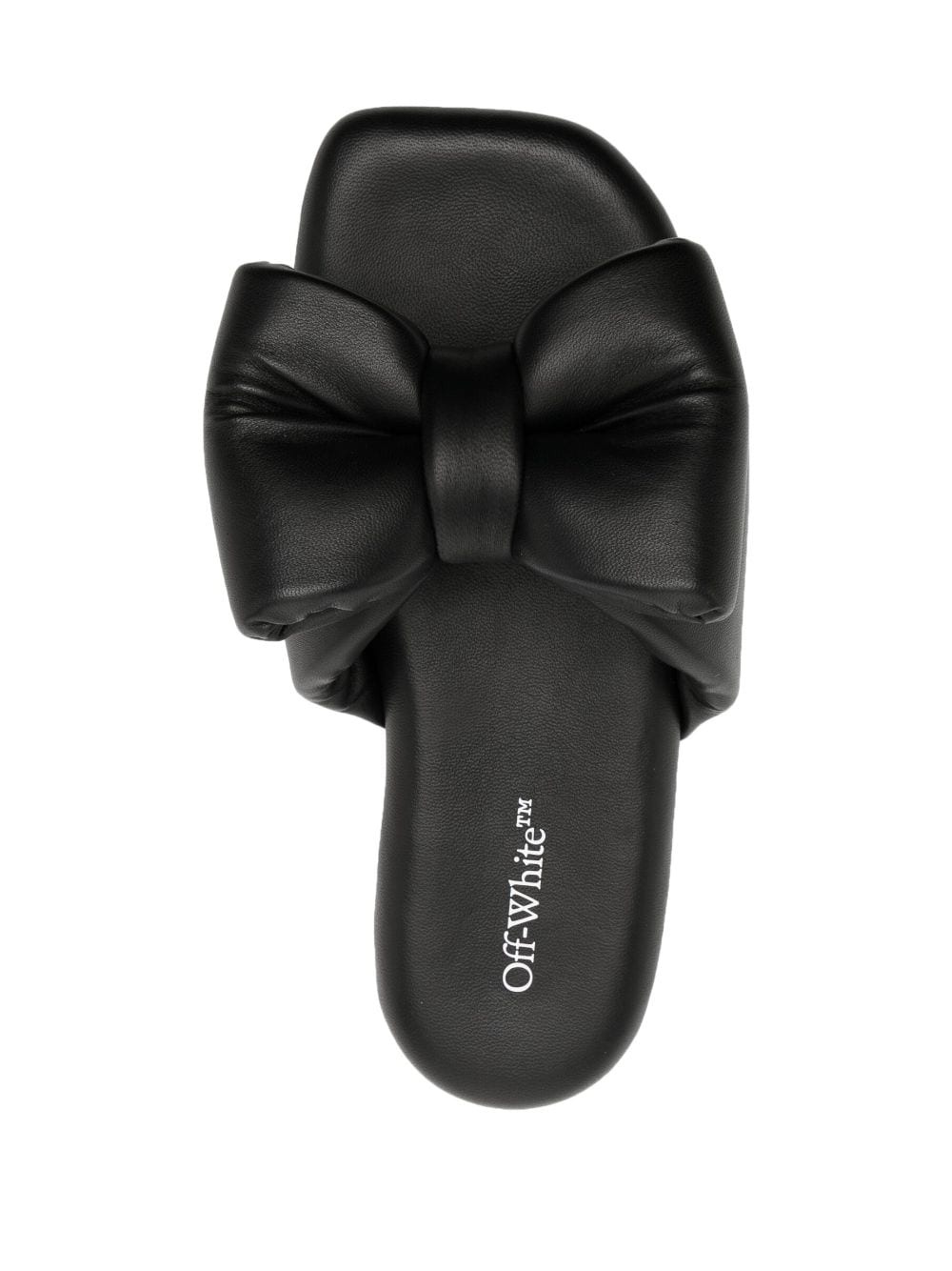 bow-detail padded slippers - 4