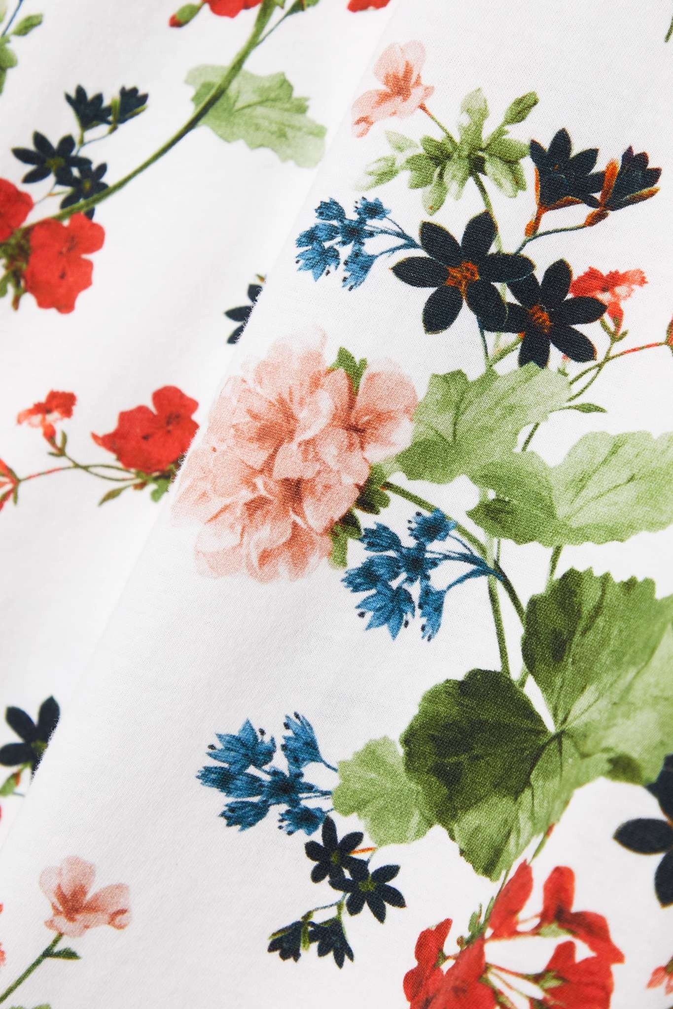 Sofia flora-print cotton-jersey top - 4