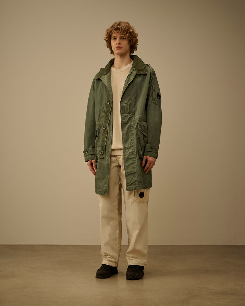 C.P. Company Flatt Nylon Mixed Goggle Parka outlook