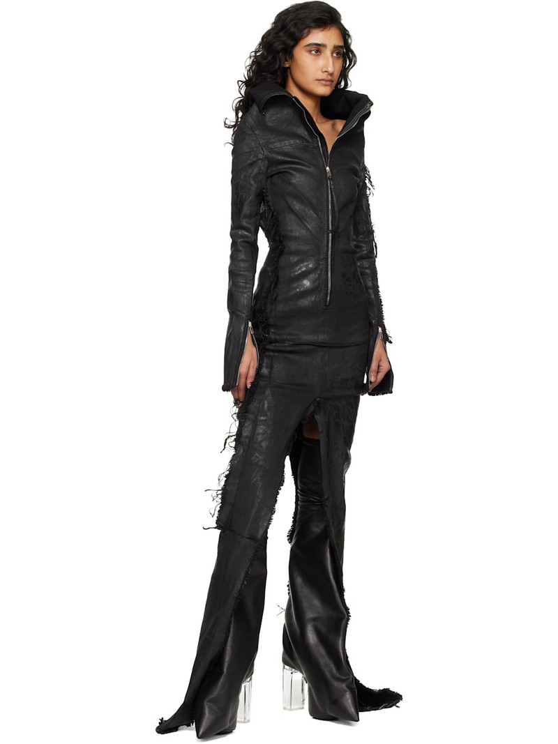 Black Temple Taco Kiss Tall Boots 5