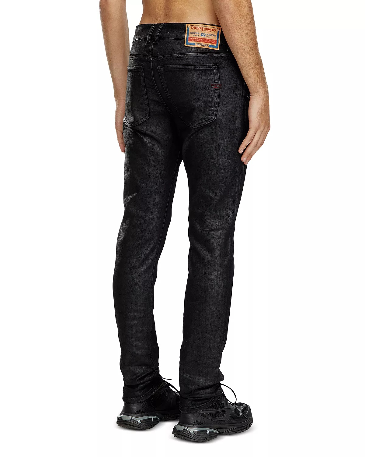 1979 Sleenker Skinny Fit Stretch Jeans in Black Denim - 3