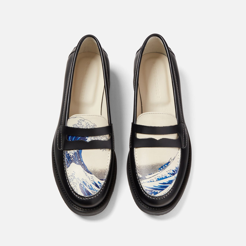 DUKE + DEXTER Wilde The Great Wave Penny Loafer - Women's outlook