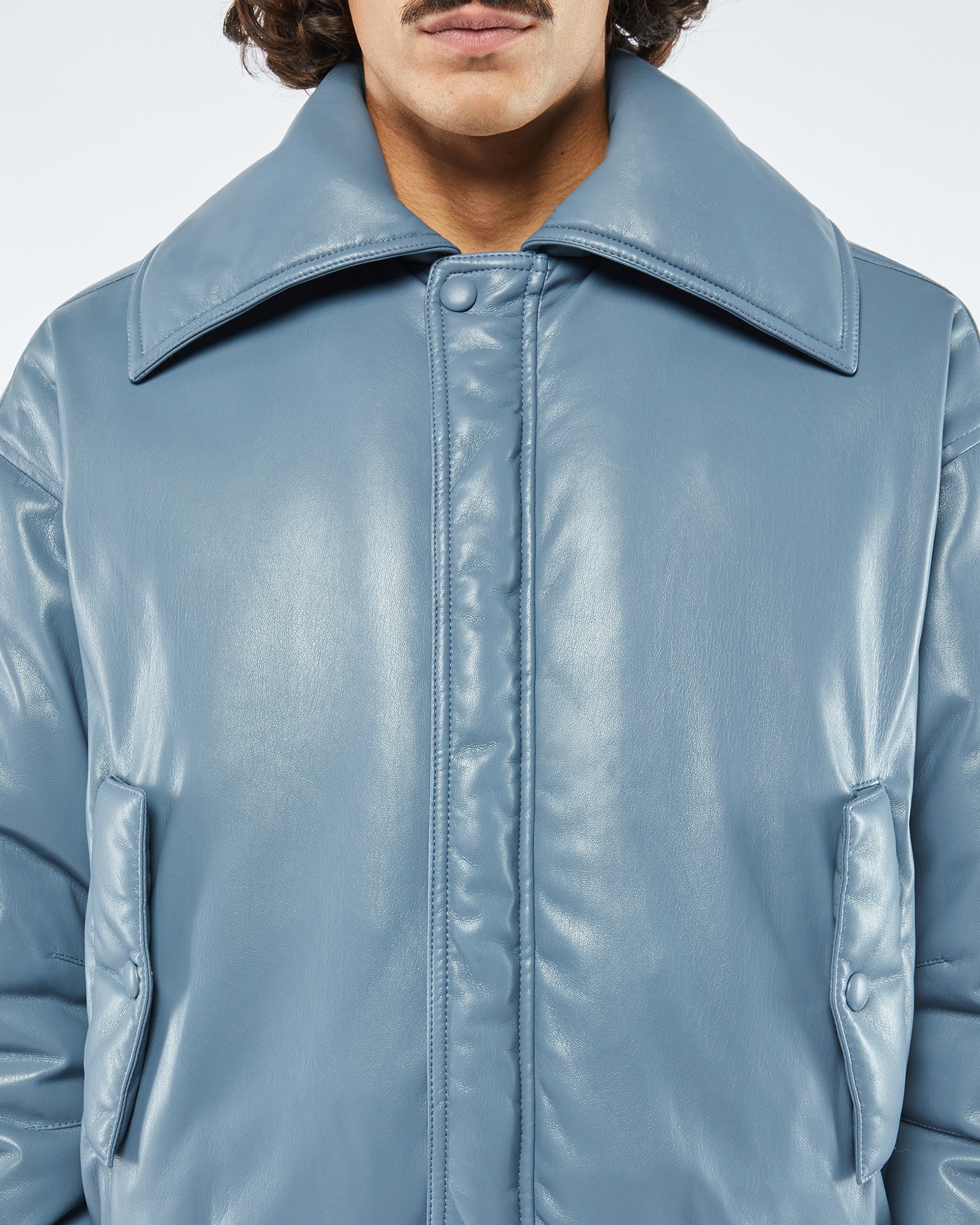 ALDO - OKOBOR™ alt-leather bomber jacket - Storm blue - 5