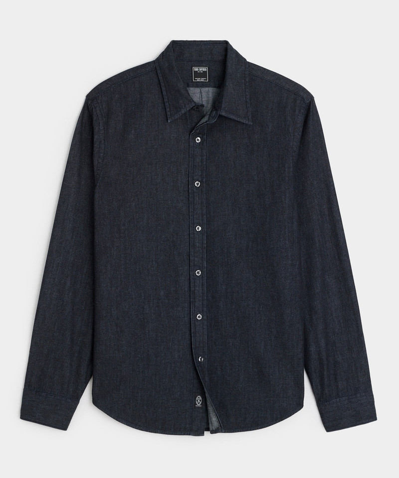Denim Point Collar Shirt 1