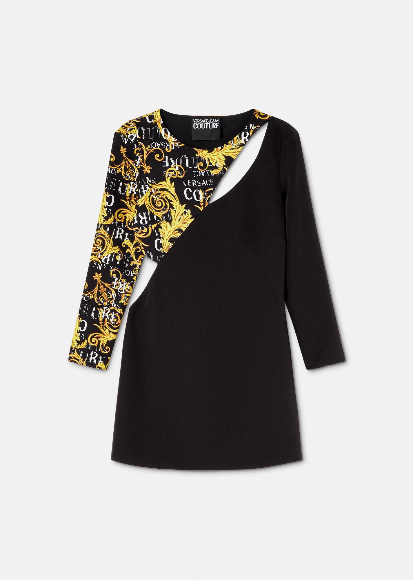 Logo Couture Cutout Mini Dress - 1